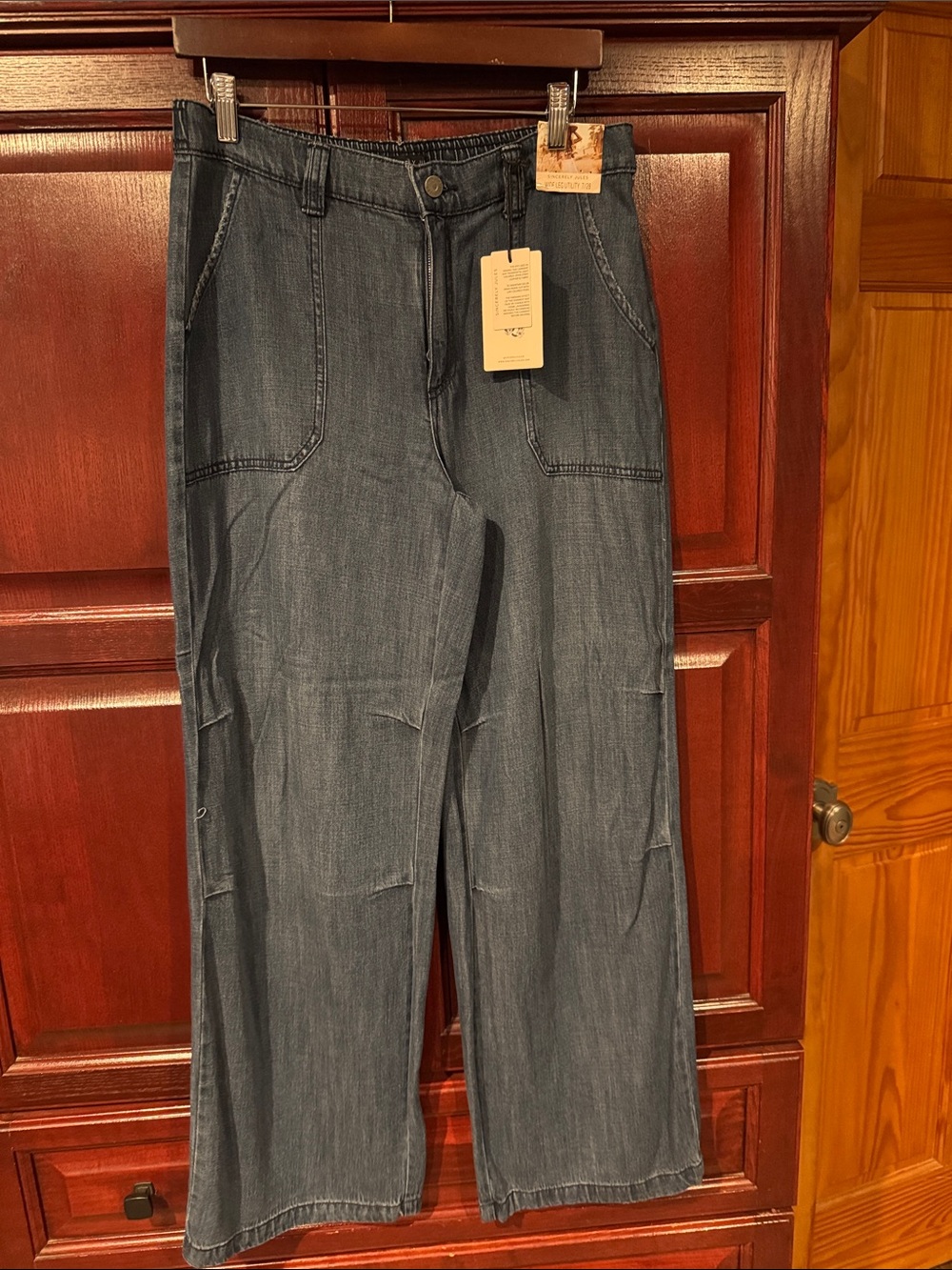 Sincerely Jules Relaxed Indigo Straight-Leg Jeans